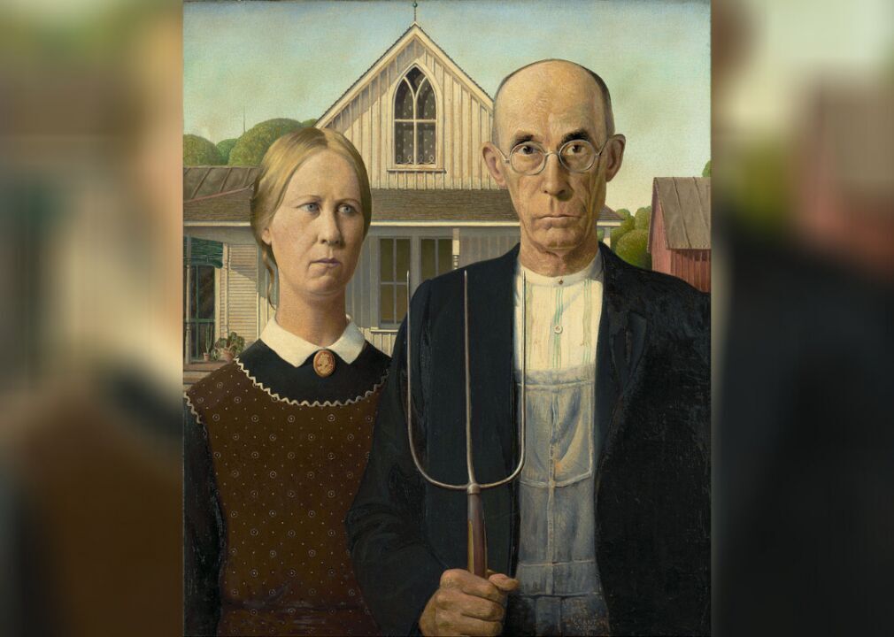 1930: Grant Wood paints Regionalist masterwork ‘American Gothic’